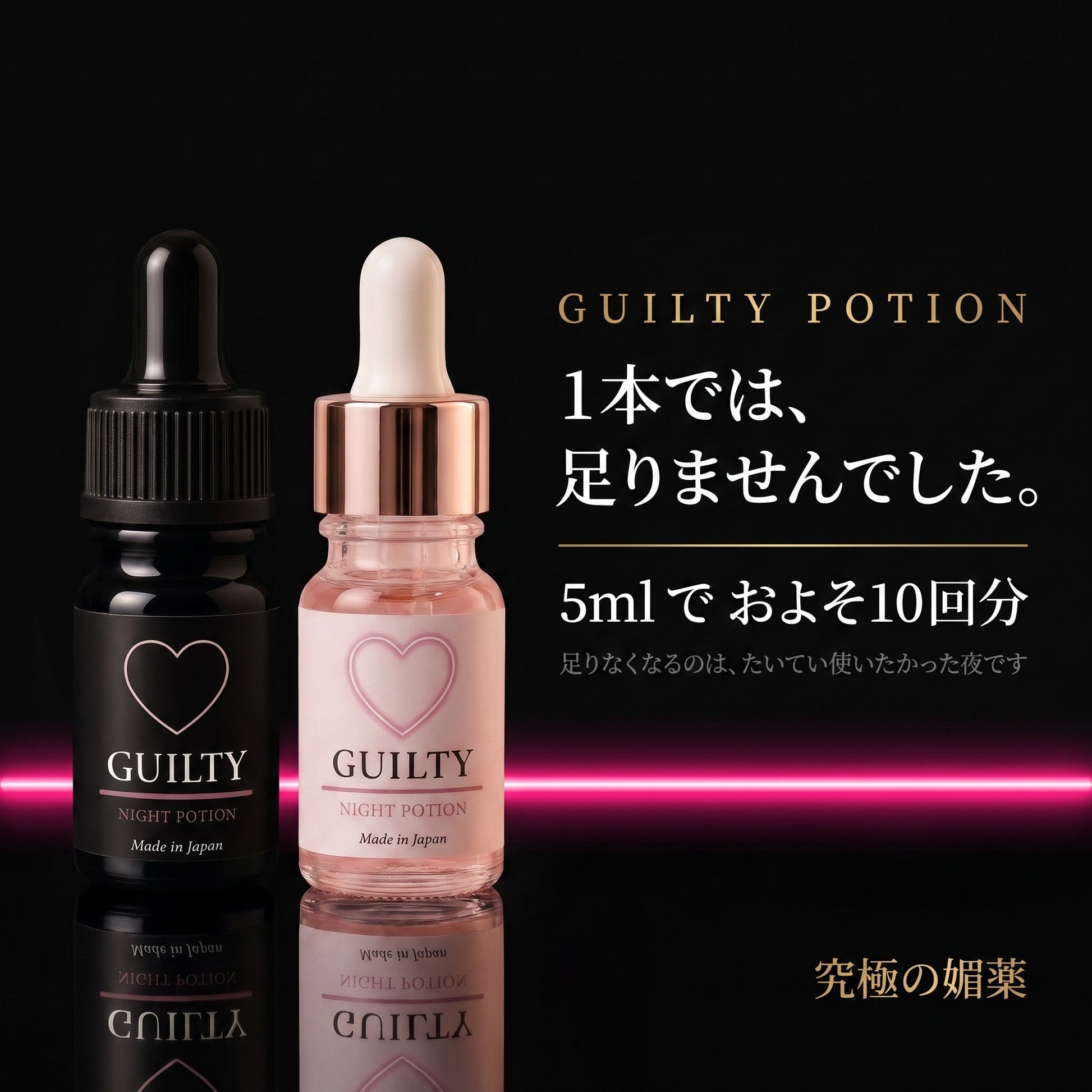 1本では、足りませんでした。5mlでおよそ10回分